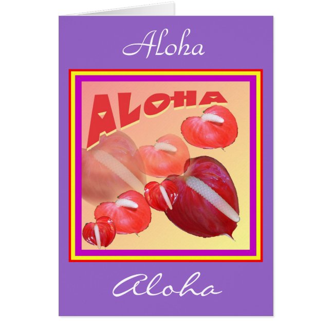 Aloha Karte (Vorne)