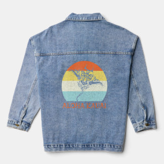 Aloha Kauai Vintag Hawaiian Island Stingra Jeansjacke