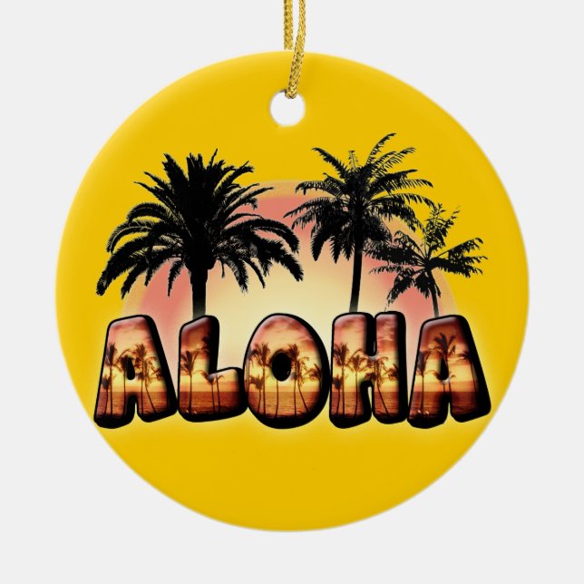 Aloha Keramikornament (Vorne)