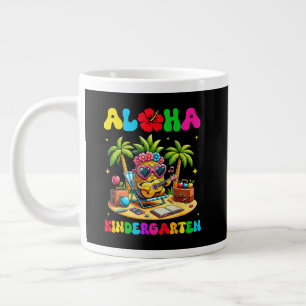 Aloha Kindergarten Ananas Hawaii Zurück zur Schule Jumbo-Tasse