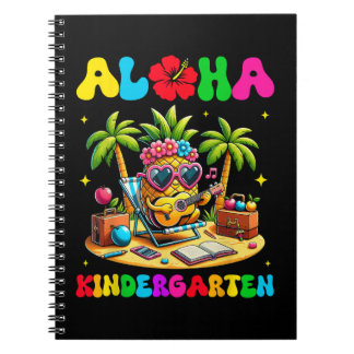 Aloha Kindergarten Ananas Hawaii Zurück zur Schule Notizblock