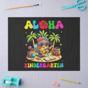 Aloha Kindergarten Ananas Hawaii Zurück zur Schule Seidenpapier