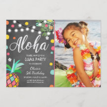 Aloha laden tropisches Geburtstags-Party Hawaii