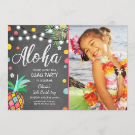Aloha laden tropisches Geburtstags-Party Hawaii Einladung