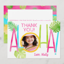 Aloha Luau Birthday Tropical Foto