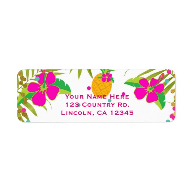 Aloha Luau Girls Tropical Birthday Party (Vorne)