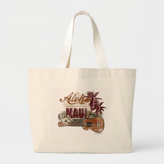 ALOHA MAUI JUMBO STOFFBEUTEL (Vorne)