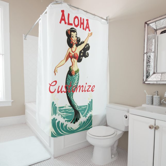 Aloha Mermaid Thunder_Thunder_Cove Duschvorhang (Beispiel)