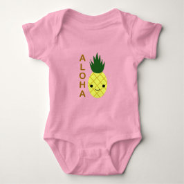 Aloha Niedlich Kawaii Ananas Baby Strampler