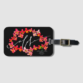 Aloha Orchid Lei Gepäcksmarken Gepäckanhänger