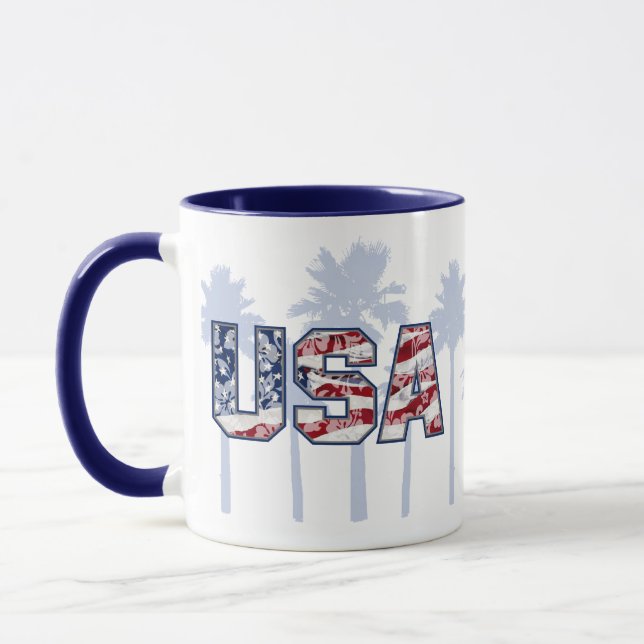 Aloha Palms USA Mugs (Gauche)