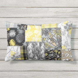 Aloha Patchwork Hawaiianische Tropenprinzen - Neut Kissen Für Draußen