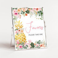 Aloha Pineaple Baby Shower Favoriten