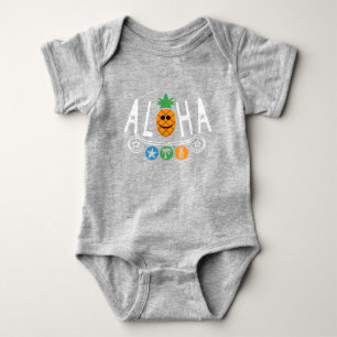 Aloha Pineappdesign - Baby Jersey Bodysuit Strampler