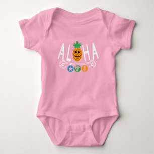 Aloha Pineappdesign - Baby Jersey Bodysuit Strampler