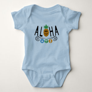 Aloha Pineappdesign - Baby Jersey Bodysuit Strampler