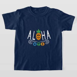 Aloha Pineappdesign - Kids' Basic T - Shirt