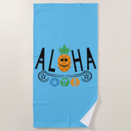 Aloha Pineappdesign - Strandtuch