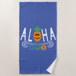 Aloha Pineappdesign - Strandtuch