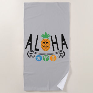 Aloha Pineappdesign - Strandtuch