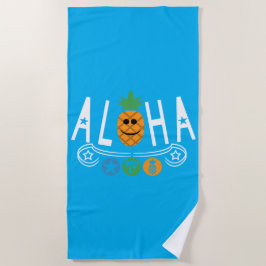 Aloha Pineappdesign - Strandtuch