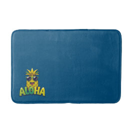 Aloha Pineappesammlung Aquamariner Badematte