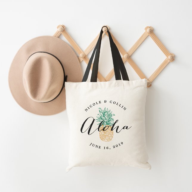 Aloha Pineapple | Sac de bienvenue Mariage (Créateur téléchargé)