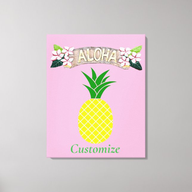 Aloha Pineapple Thunder_Cove Leinwanddruck (Vorderseite)