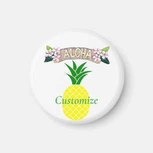 Aloha Pineapple Thunder_Cove Magnet