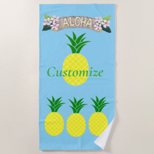 Aloha Pineapple Thunder_Cove Strandtuch