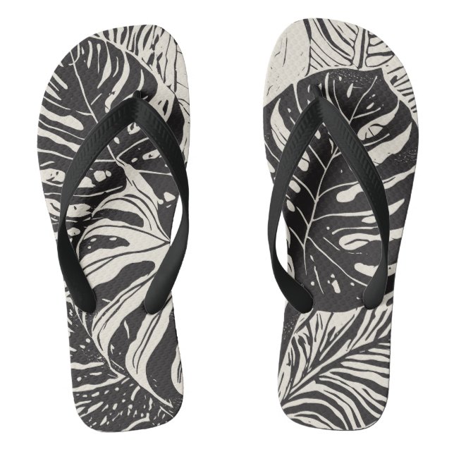 Aloha Print Slippers - Flip Flops (Fußbett)