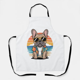 Aloha Pup – Coole French Bulldog Strand Vibes Schürze