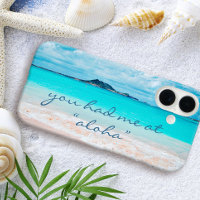 Aloha Quote Hawaii Türkis Ocean Sandy Beach