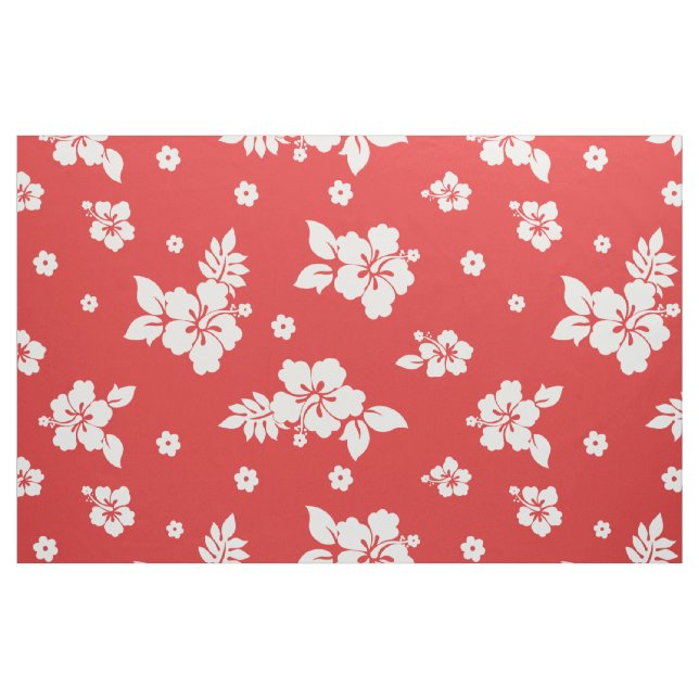 Aloha Red Classic Hawaiian Seamless Pattern Stoff (Fat Quarter (45,7 x 55,9 cm))