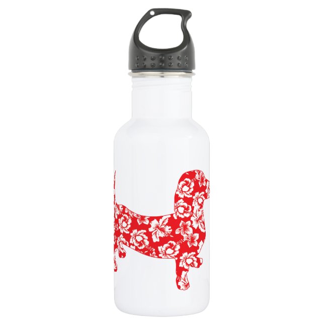 Aloha Red Dackeln Trinkflasche (Vorderseite)
