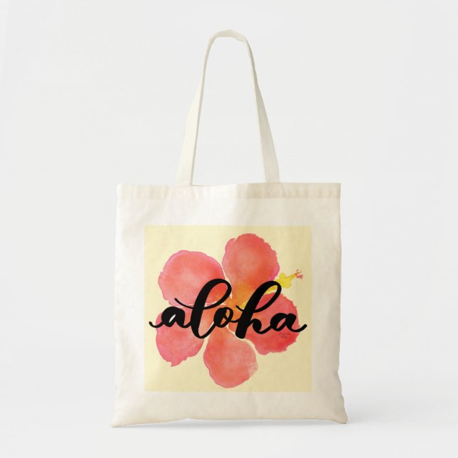Aloha sac de HibiscusTote (Devant)