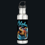 Aloha sea turtle Hawaiian underwater world summer Edelstahlflasche<br><div class="desc">Aloha sea turtle Hawaiian underwater world summer</div>