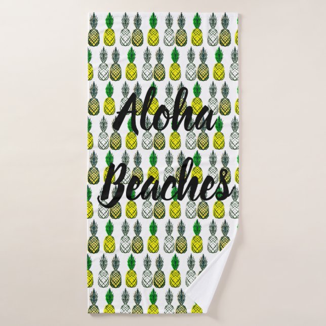 Aloha serviette de plages (Serviette de bain)
