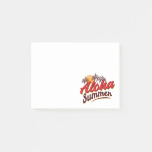 Aloha Sommer Post-it Klebezettel