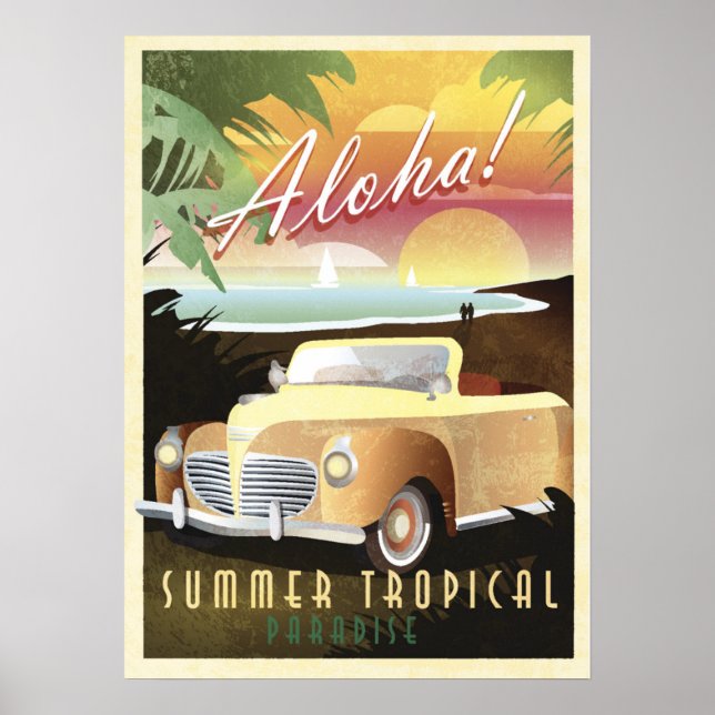 Aloha! Sommer-Tropenparadies Poster (Vorne)