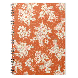 Aloha Spirit: Hibiskus-Ananas Harmonie. Notizblock