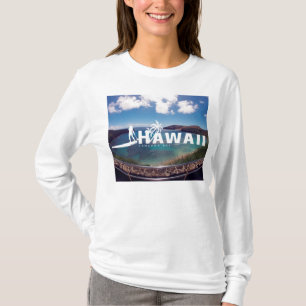 Aloha stehen Hawaii-Inseln oben schaufelnd T-Shirt