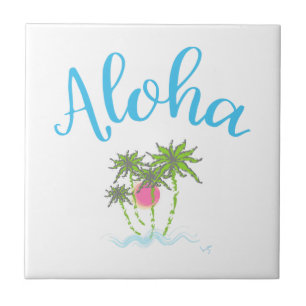 Aloha Strand-hawaiischer Art-Sommer Fliese