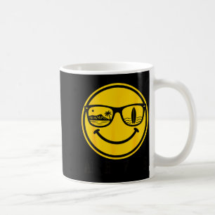 Aloha Strand Lächeln Gesicht Hawaii Surfen Ozean S Kaffeetasse