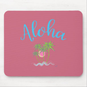 Aloha Strände im hawaiianischen Stil Sommer tropis Mousepad