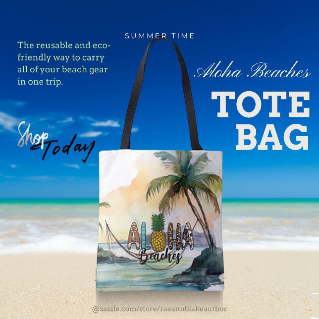 Aloha Strände Tote Tasche (Von Creator hochgeladen)