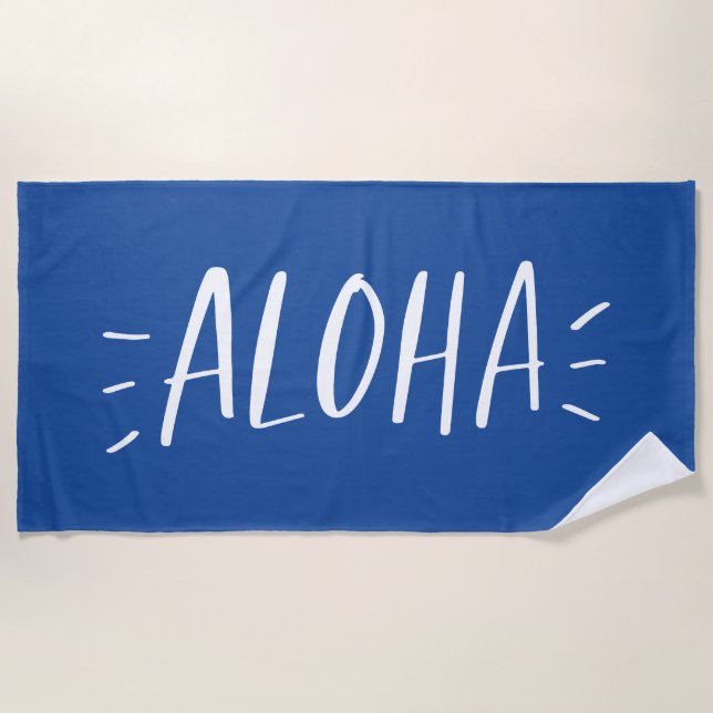 Aloha Strandtuch (Vorderseite)