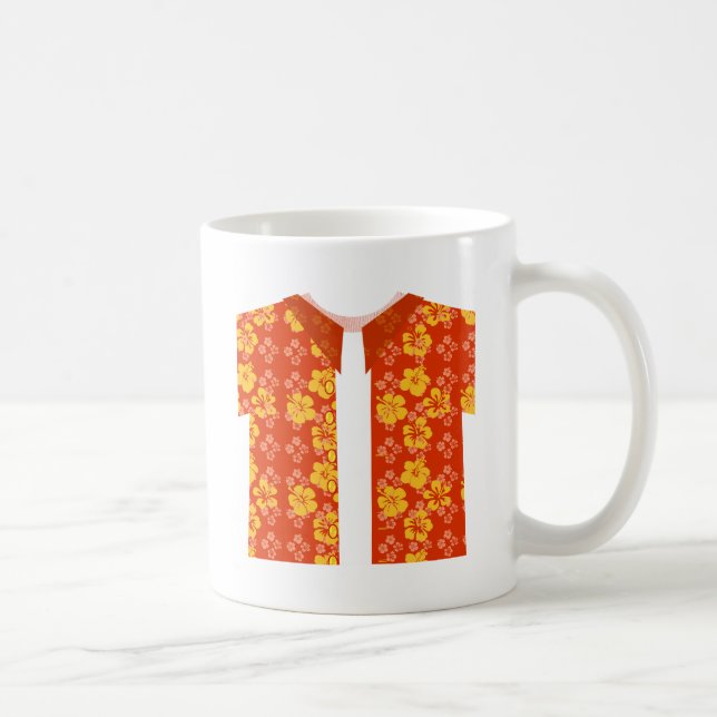 Aloha Style Fun Tropical Vibes Design Kaffeetasse (Rechts)