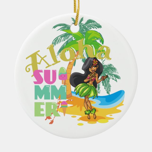 Aloha Summer Ornament (Vorne)