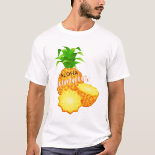 Aloha Summer Pineappel_ Hawaiianische Inseln T-Shirt